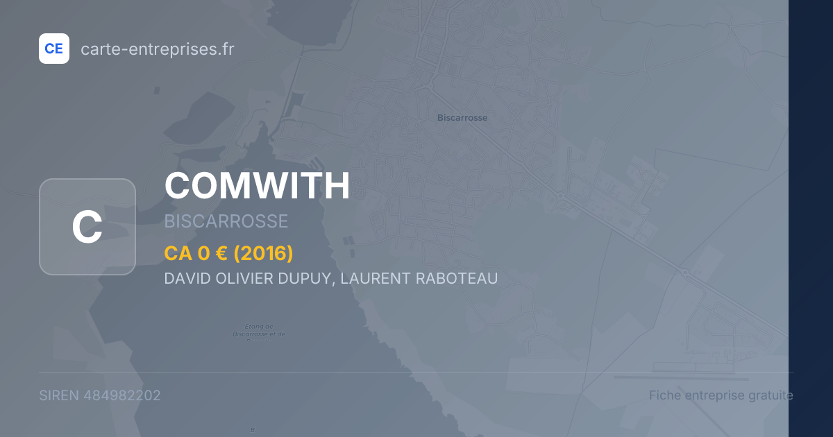 COMWITH — 484982202 — fiche entreprise