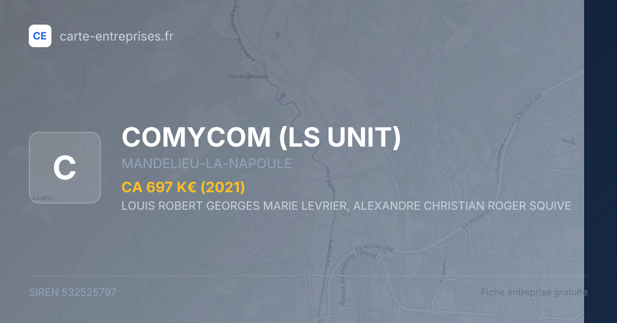 COMYCOM (LS UNIT) — 532525797 — fiche entreprise