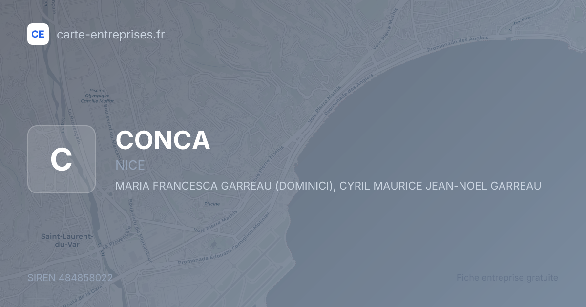CONCA — 484858022 — fiche entreprise