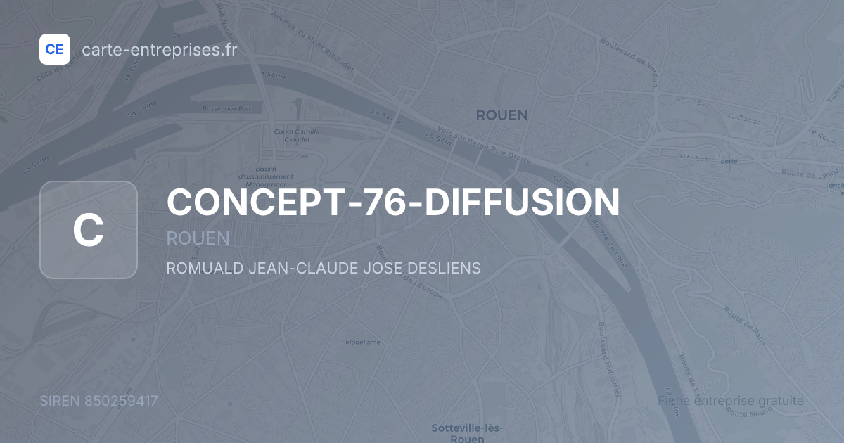 CONCEPT-76-DIFFUSION — 850259417 — fiche entreprise