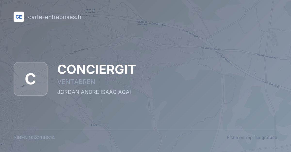 CONCIERGIT — 953266814 — fiche entreprise