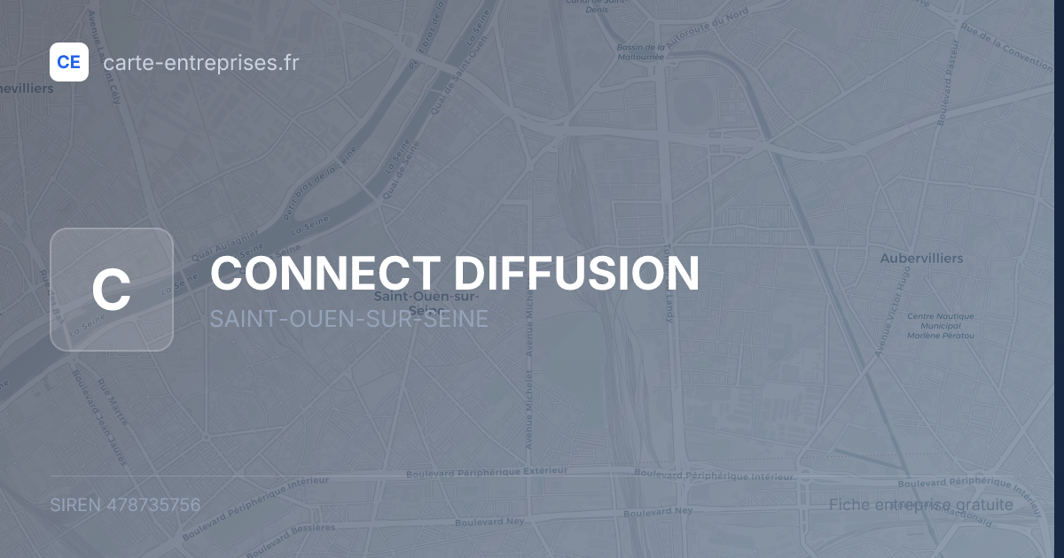 CONNECT DIFFUSION — 478735756 — fiche entreprise