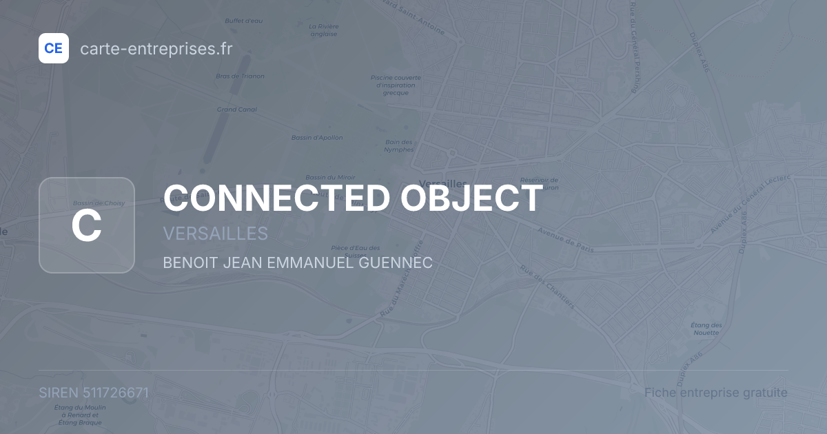 CONNECTED OBJECT — 511726671 — fiche entreprise