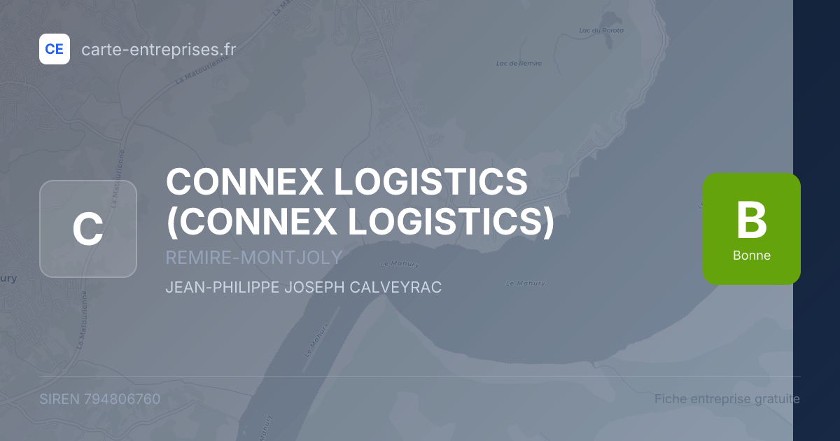 CONNEX LOGISTICS (CONNEX LOGISTICS) — 794806760 — fiche entreprise