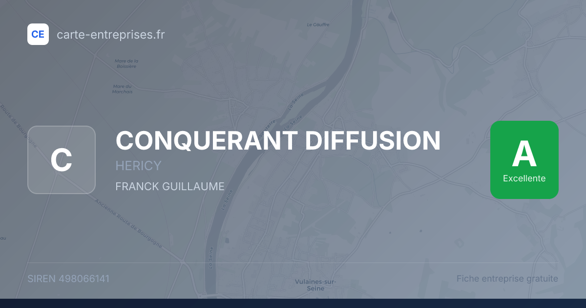 CONQUERANT DIFFUSION — 498066141 — fiche entreprise