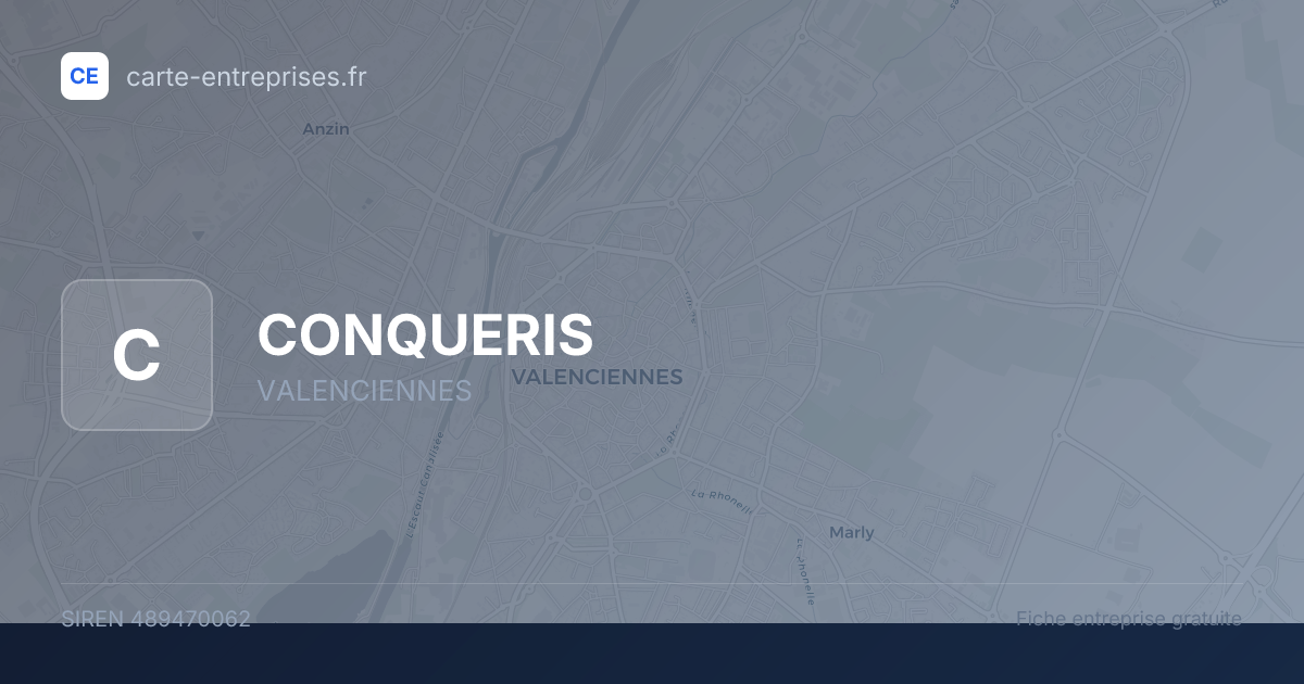 CONQUERIS — 489470062 — fiche entreprise