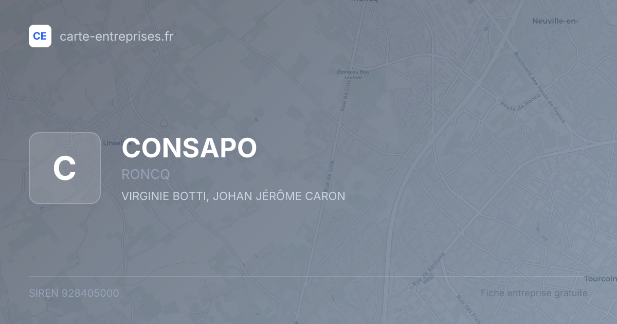 CONSAPO — 928405000 — fiche entreprise