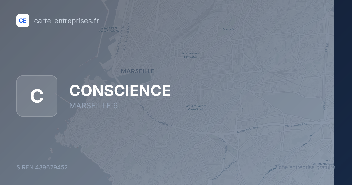 CONSCIENCE — 439629452 — fiche entreprise
