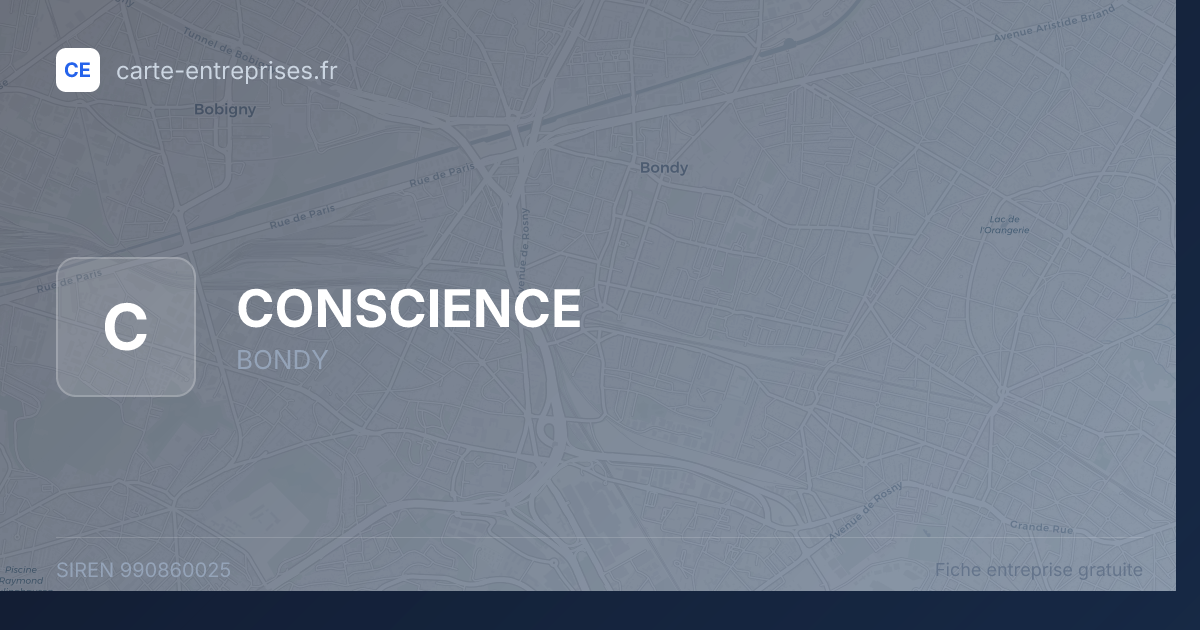 CONSCIENCE — 990860025 — fiche entreprise