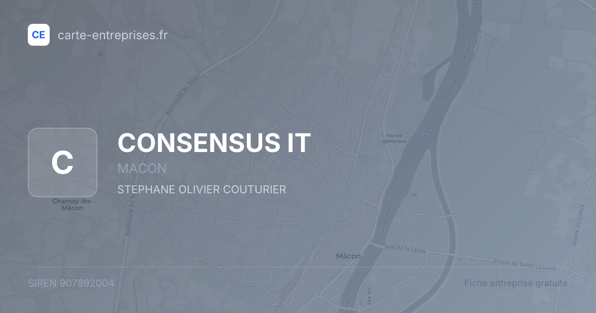 CONSENSUS IT — 907892004 — fiche entreprise