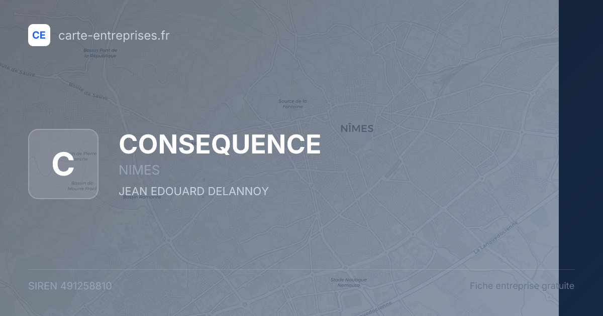 CONSEQUENCE — 491258810 — fiche entreprise