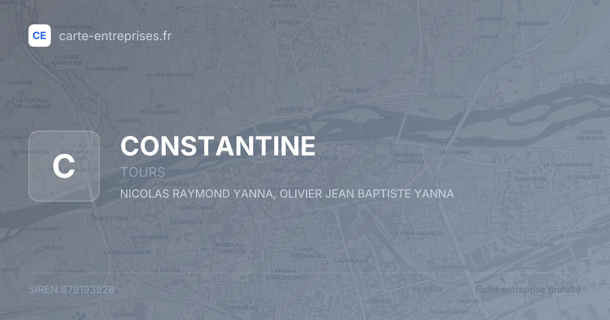 CONSTANTINE — 879193928 — fiche entreprise