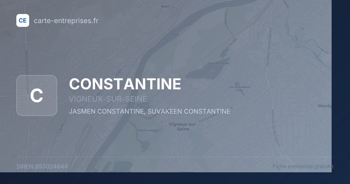 CONSTANTINE — 893024844 — fiche entreprise