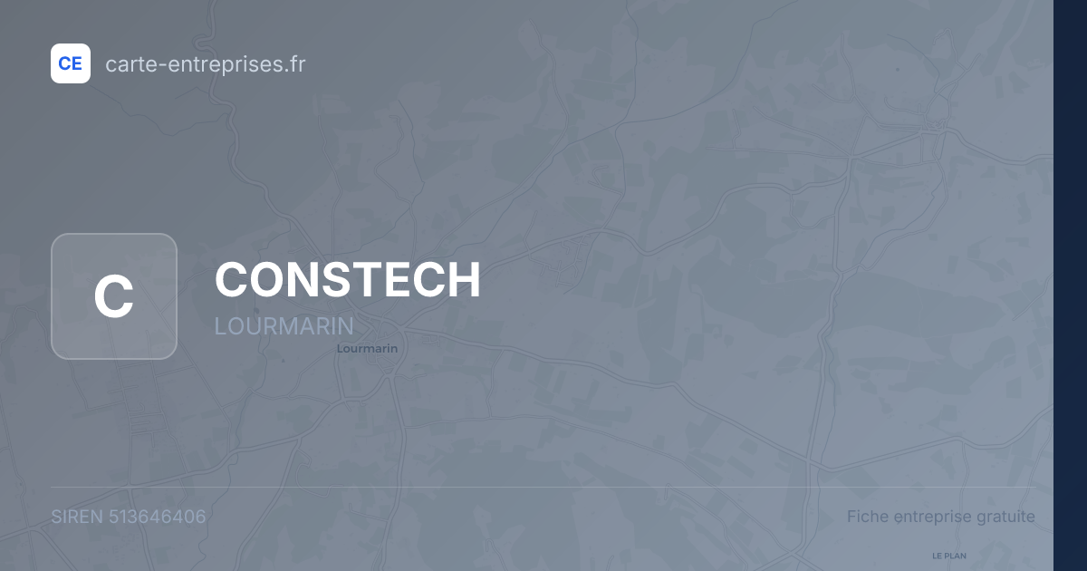 CONSTECH — 513646406 — fiche entreprise