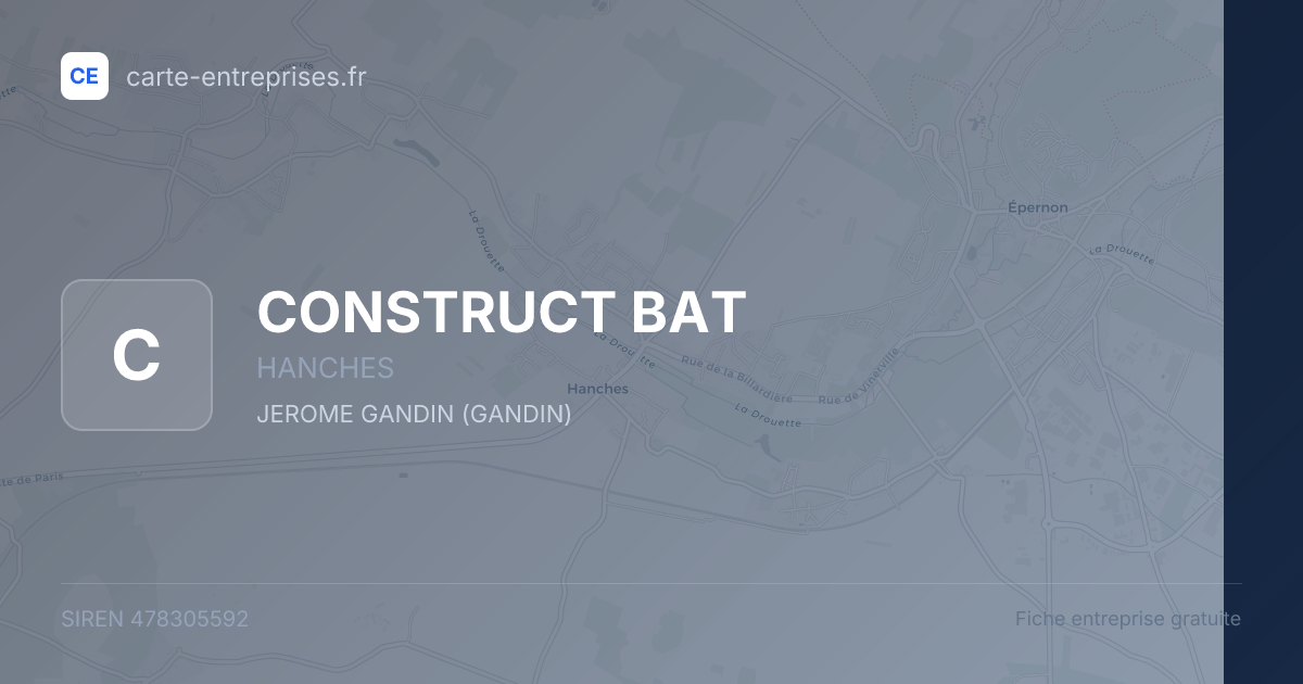 CONSTRUCT BAT — 478305592 — fiche entreprise