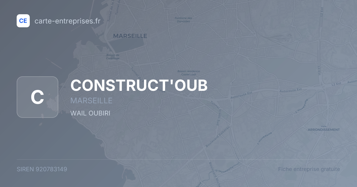 CONSTRUCT'OUB — 920783149 — fiche entreprise