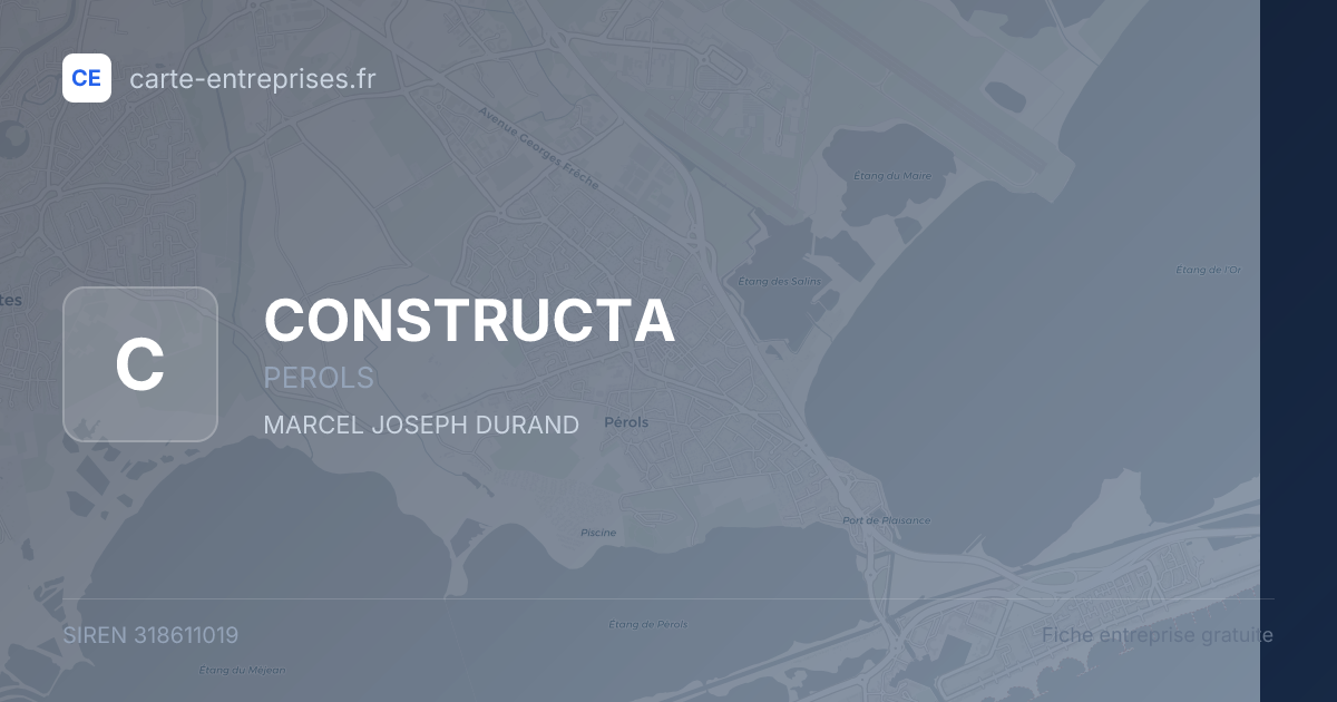 CONSTRUCTA — 318611019 — fiche entreprise