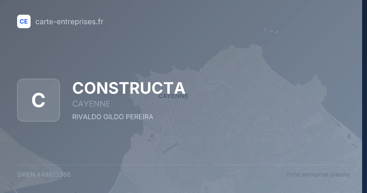 CONSTRUCTA — 449922566 — fiche entreprise