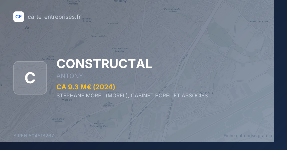 CONSTRUCTAL — 504518267 — fiche entreprise