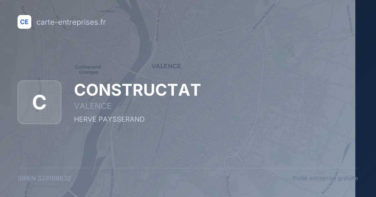 CONSTRUCTAT — 328108832 — fiche entreprise