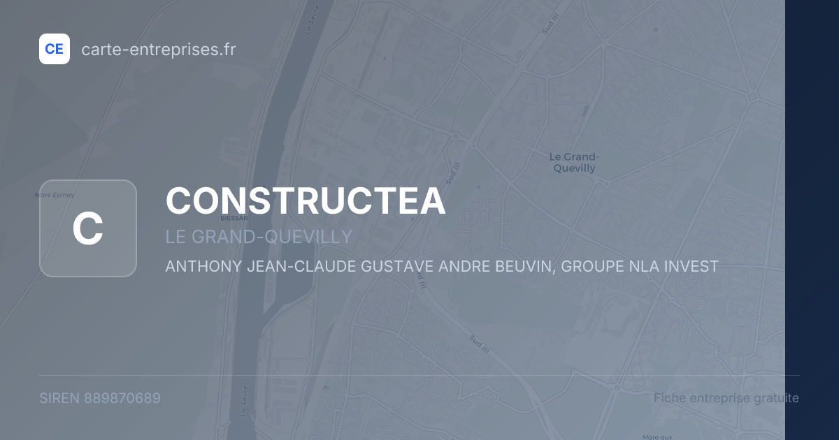 CONSTRUCTEA — 889870689 — fiche entreprise