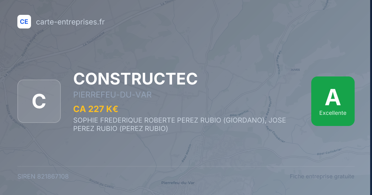 CONSTRUCTEC — 821867108 — fiche entreprise