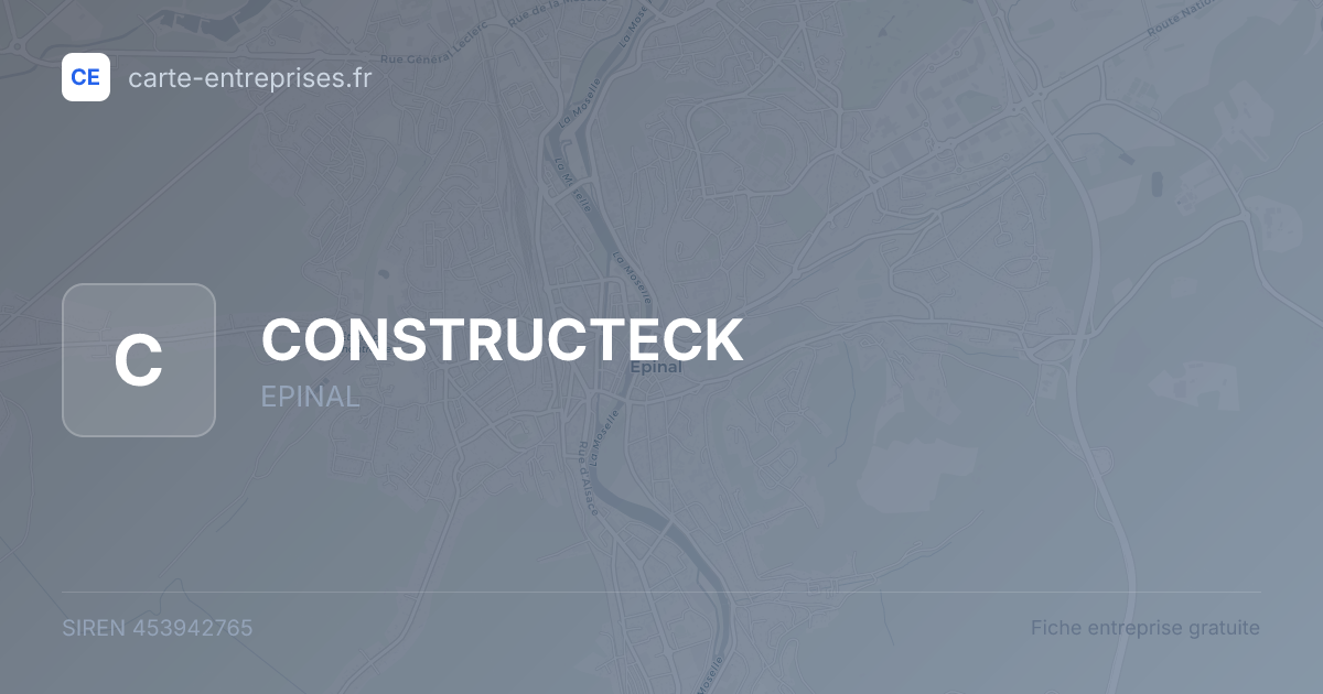 CONSTRUCTECK — 453942765 — fiche entreprise