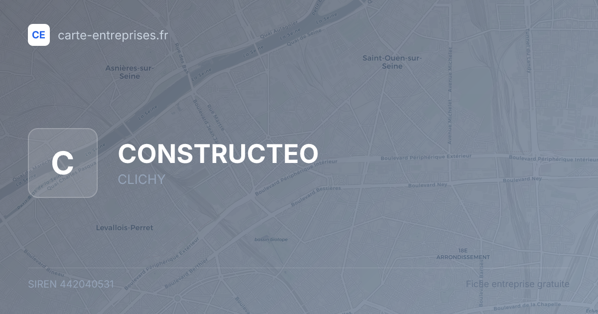 CONSTRUCTEO — 442040531 — fiche entreprise