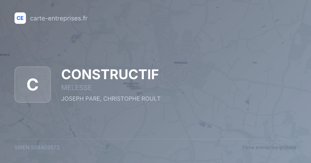 CONSTRUCTIF — 508403573 — fiche entreprise
