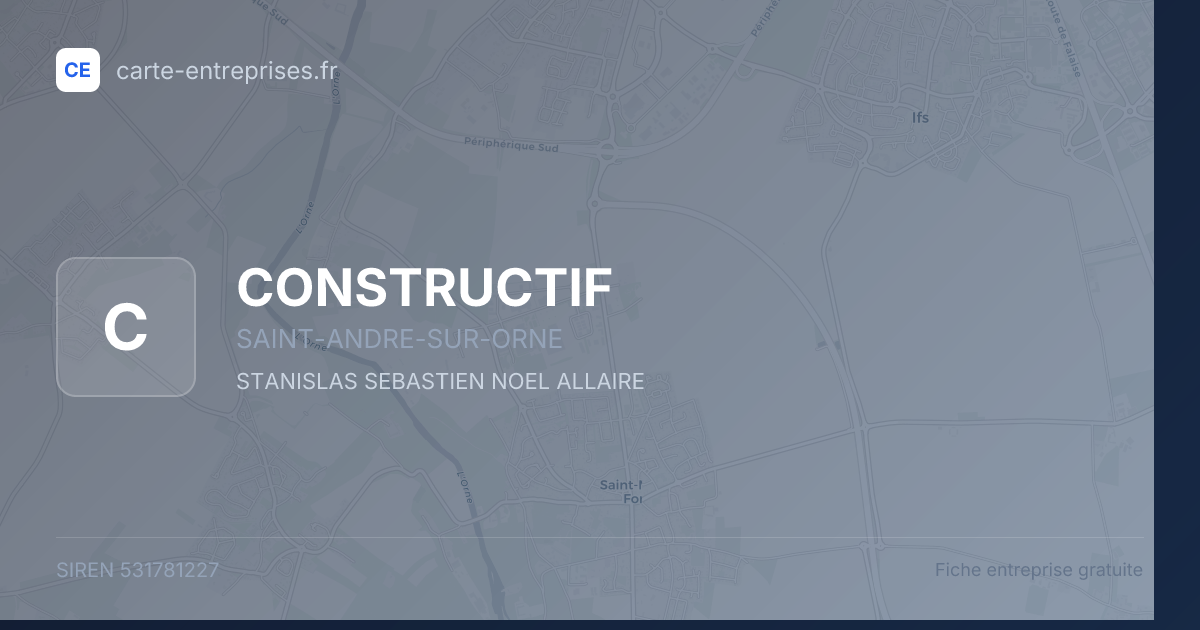 CONSTRUCTIF — 531781227 — fiche entreprise