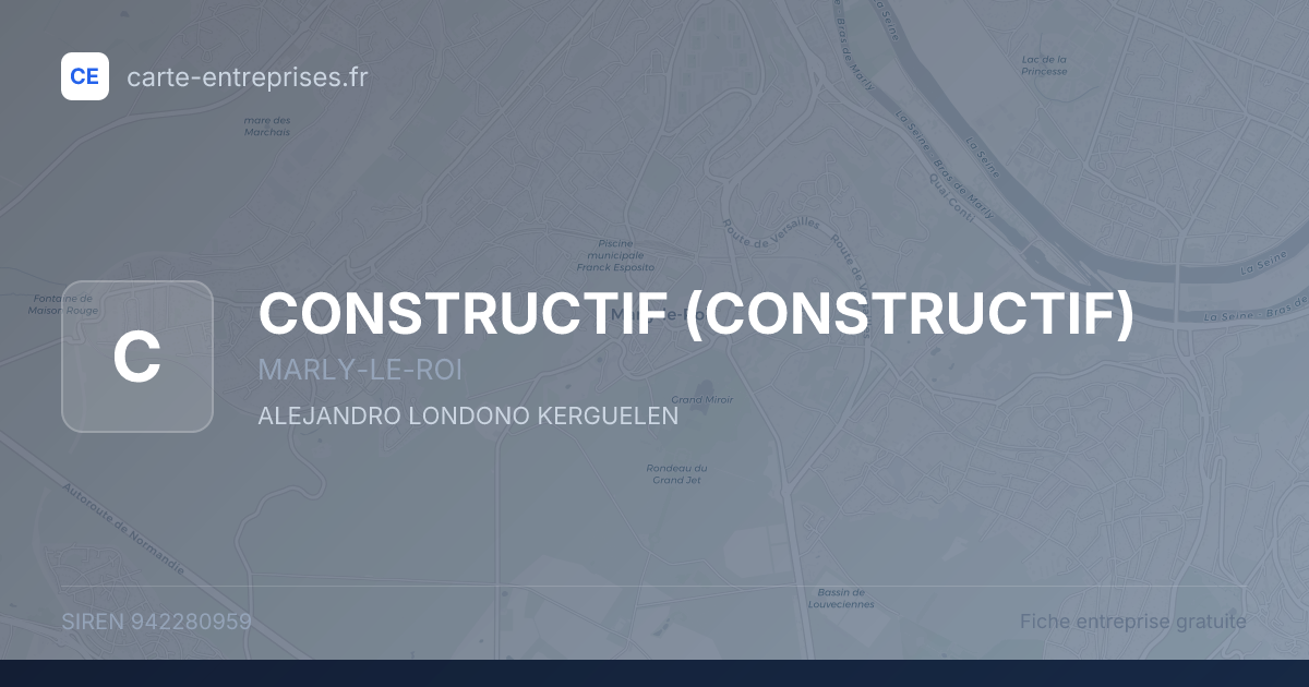 CONSTRUCTIF — 942280959 — fiche entreprise