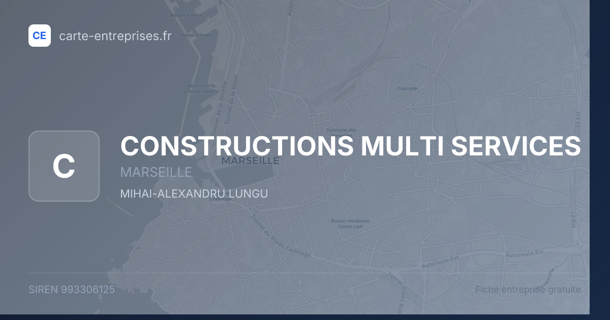 CONSTRUCTIONS MULTI SERVICES — 993306125 — fiche entreprise