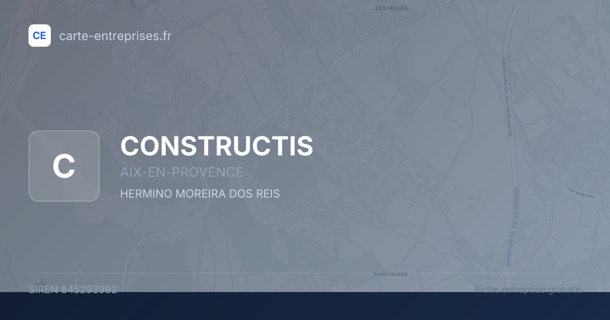 CONSTRUCTIS — 845293992 — fiche entreprise
