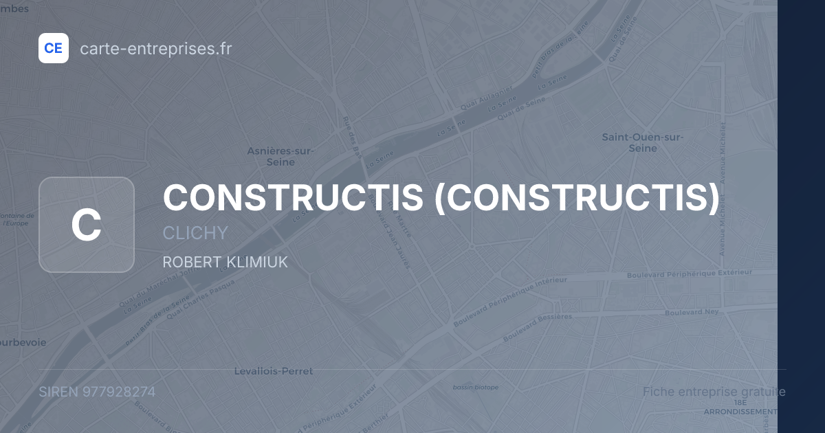 CONSTRUCTIS — 977928274 — fiche entreprise