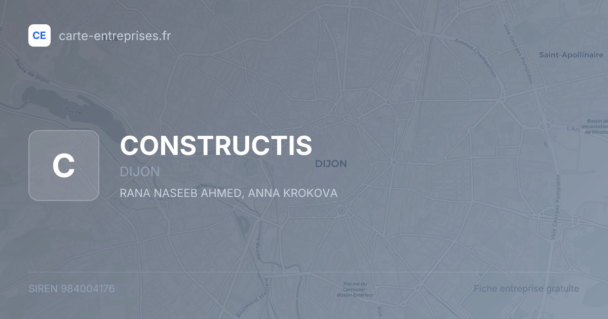 CONSTRUCTIS — 984004176 — fiche entreprise