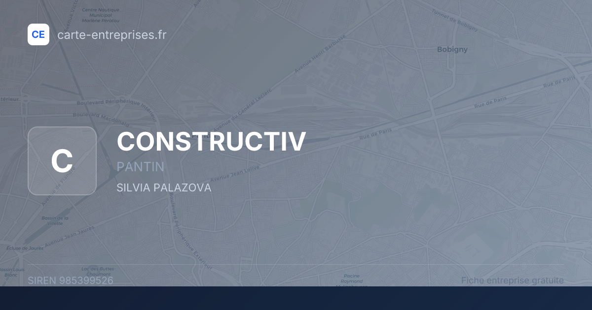 CONSTRUCTIV — 985399526 — fiche entreprise