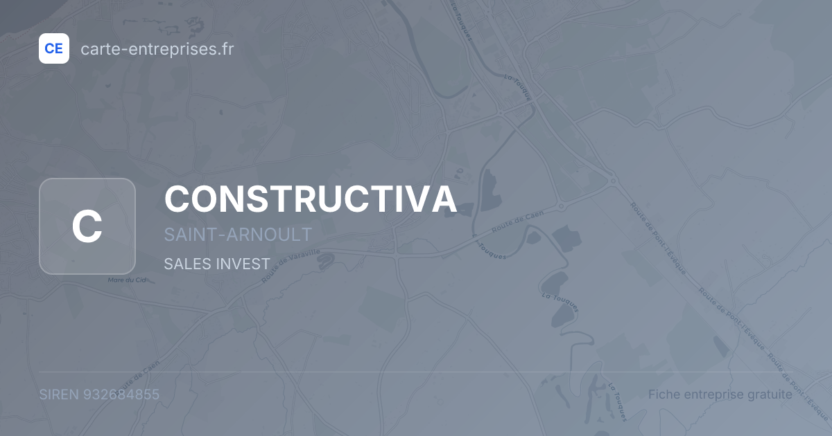 CONSTRUCTIVA — 932684855 — fiche entreprise