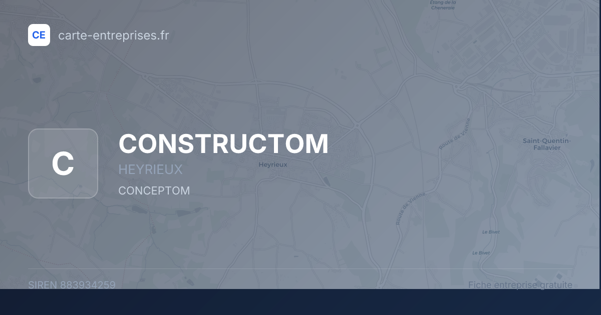 CONSTRUCTOM — 883934259 — fiche entreprise