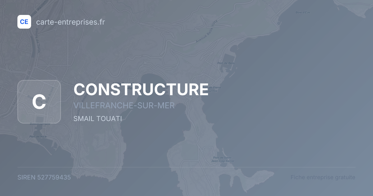 CONSTRUCTURE — 527759435 — fiche entreprise