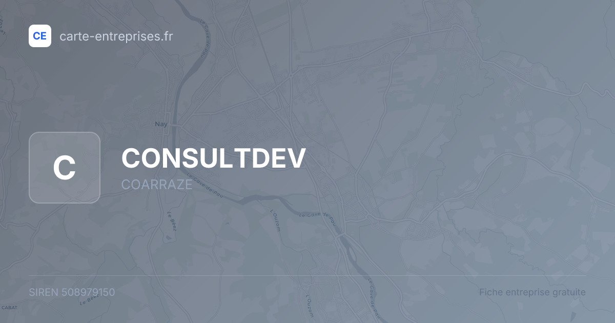 CONSULTDEV — 508979150 — fiche entreprise