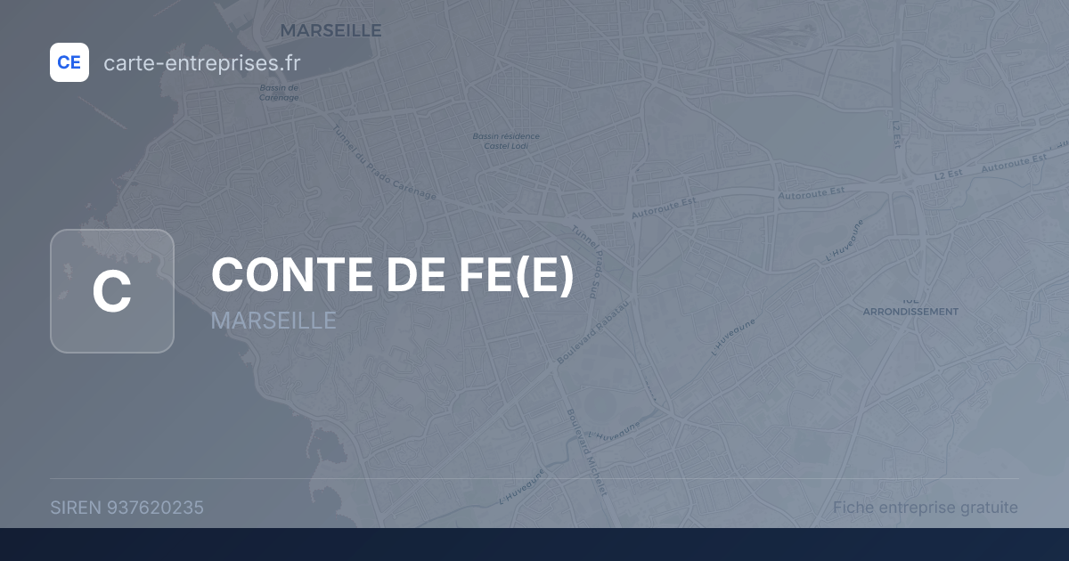 CONTE DE FE(E) — 937620235 — fiche entreprise