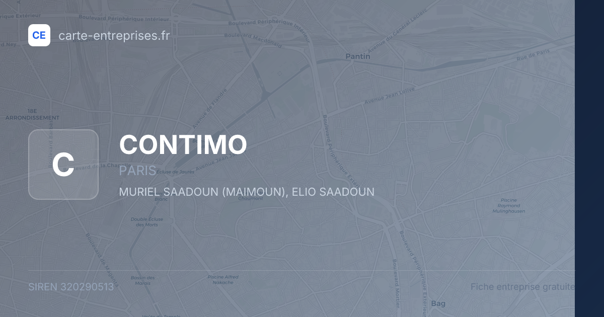 CONTIMO — 320290513 — fiche entreprise