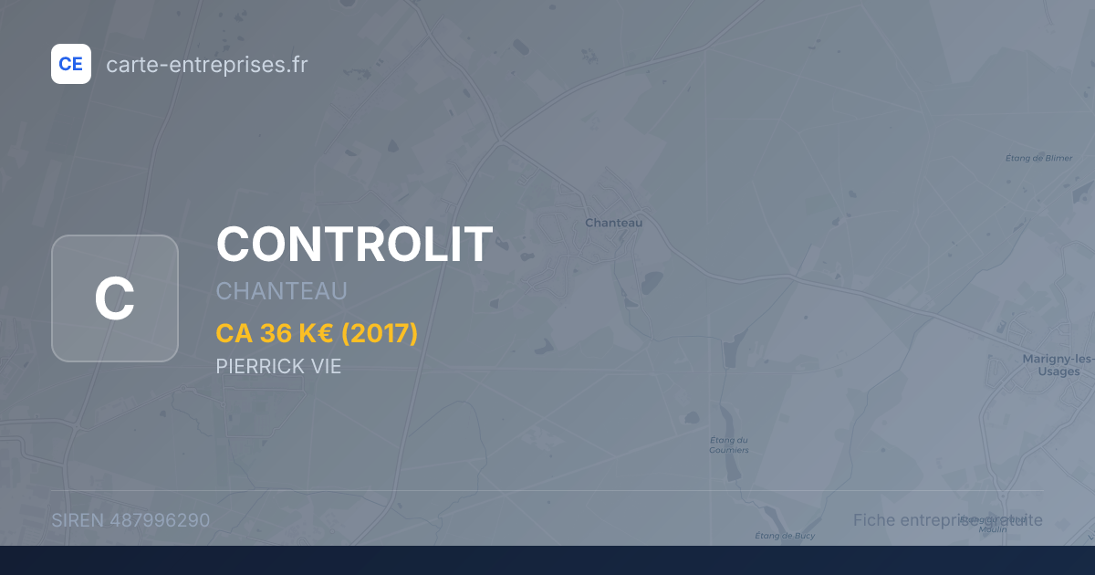 CONTROLIT — 487996290 — fiche entreprise