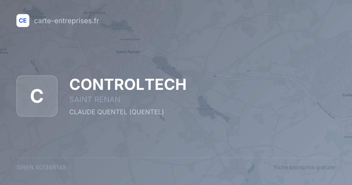 CONTROLTECH — 401348149 — fiche entreprise