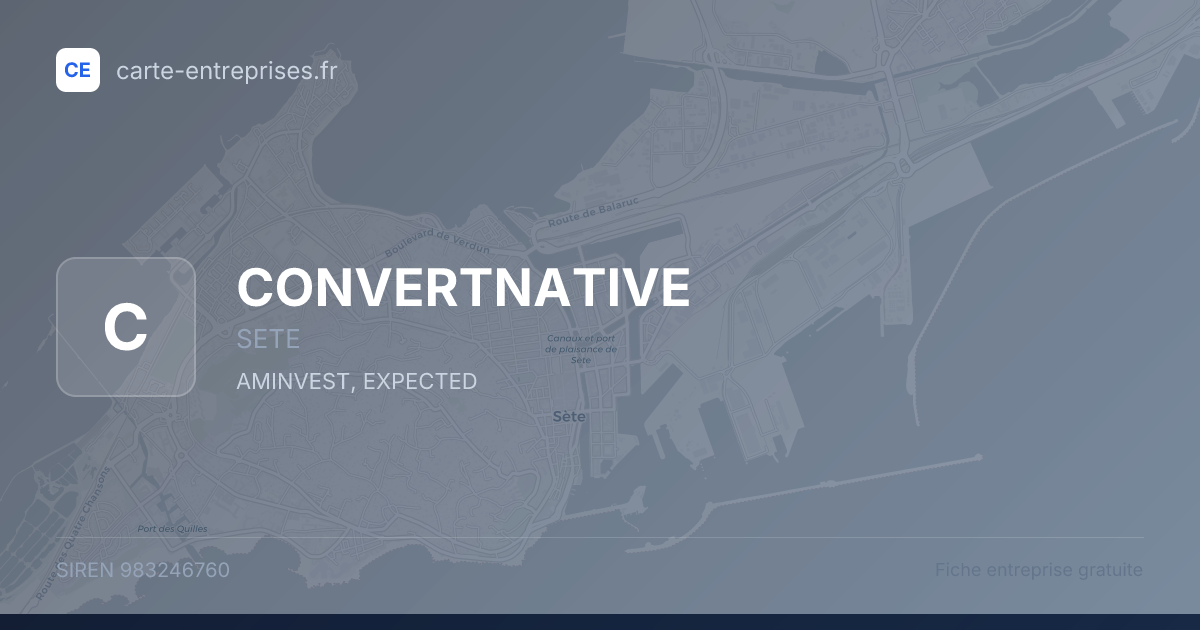 CONVERTNATIVE — 983246760 — fiche entreprise