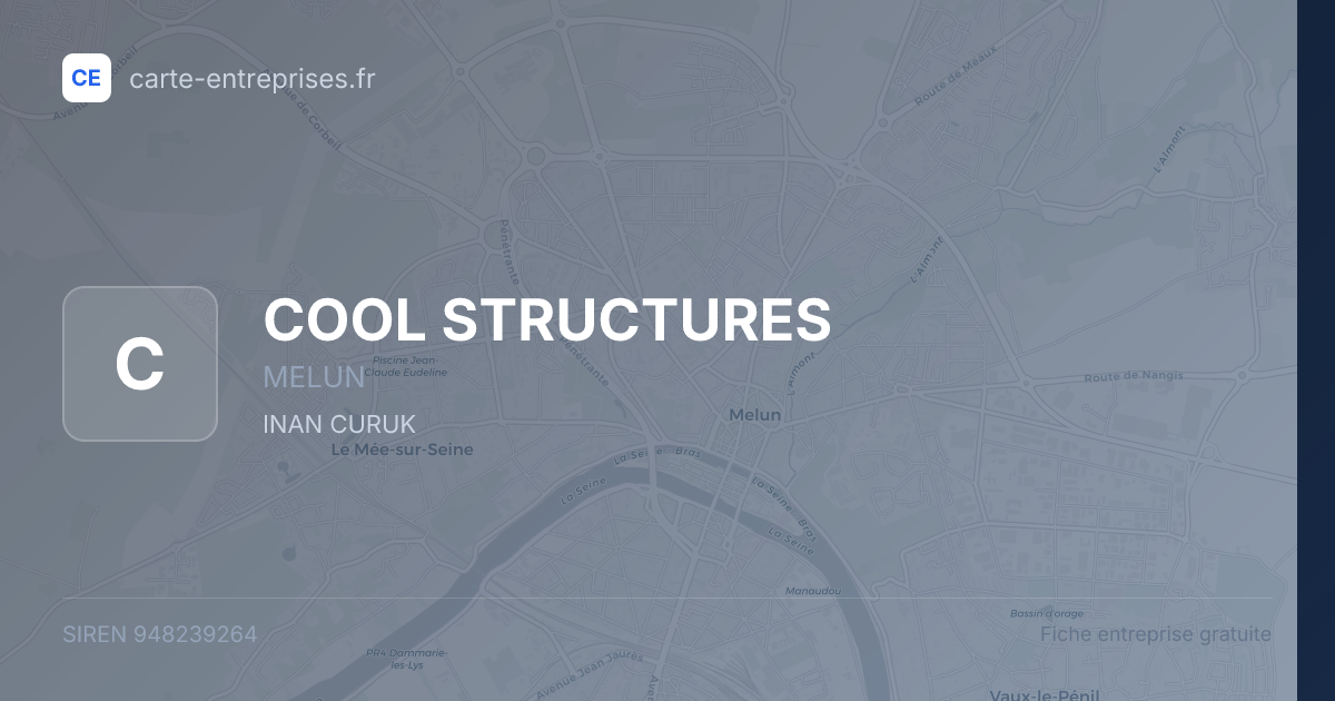 COOL STRUCTURES — 948239264 — fiche entreprise