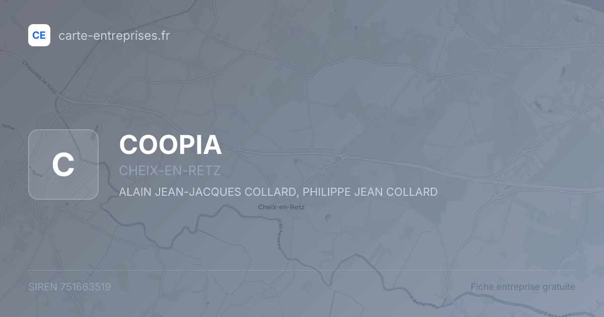 COOPIA — 751663519 — fiche entreprise