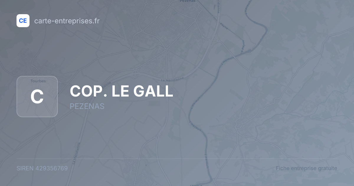 COP. LE GALL — 429356769 — fiche entreprise
