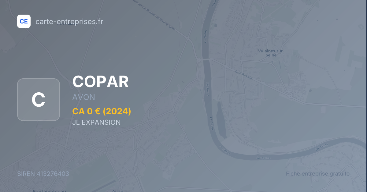COPAR — 413276403 — fiche entreprise