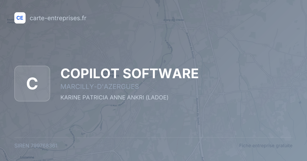 COPILOT SOFTWARE — 799768361 — fiche entreprise
